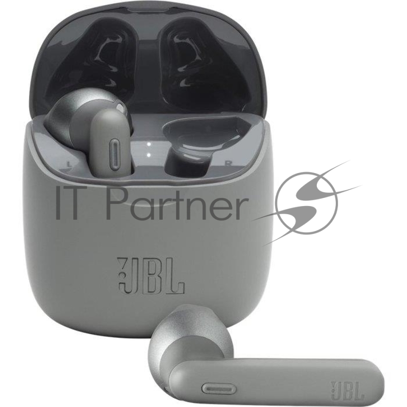 Наушники-гарнитура (вкладыши) JBL T225TWS, серый