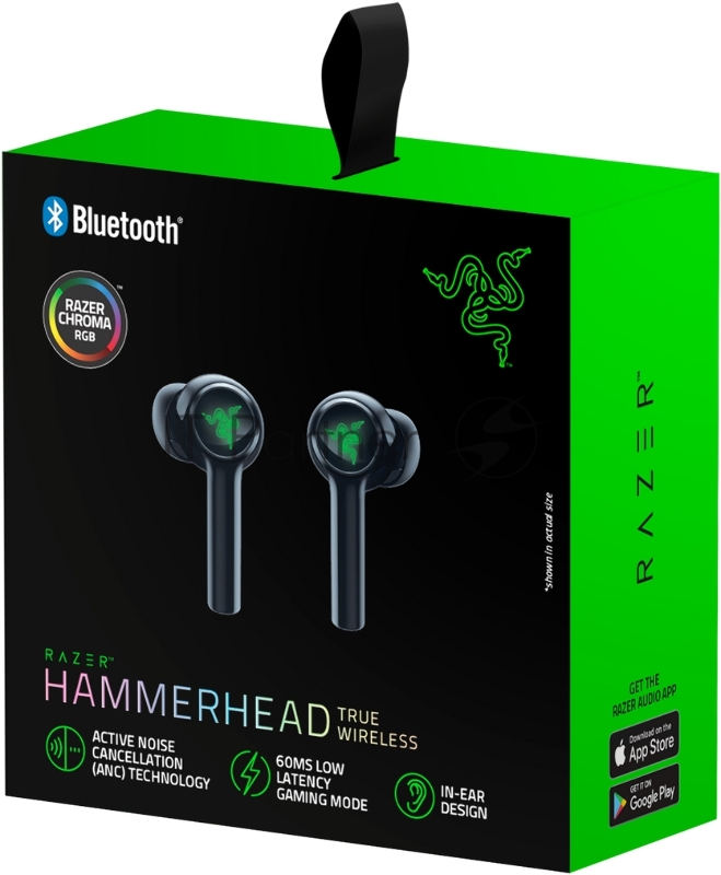 Гарнитура Razer Hammerhead True Wireless (2021) Razer Hammerhead True Wireless (2021) - Earbuds - EU Packaging