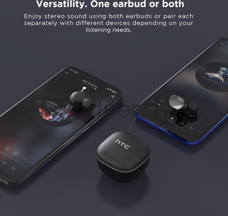 Гарнитура вкладыши HTC TWS3 True Wireless Earbuds 2 черный беспроводные bluetooth в ушной раковине