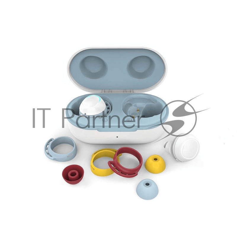 Беспроводные наушники HIPER TWS CROSS Bluetooth 5.0 гарнитура Li-Pol 2x35mAh+500mAh, Белый