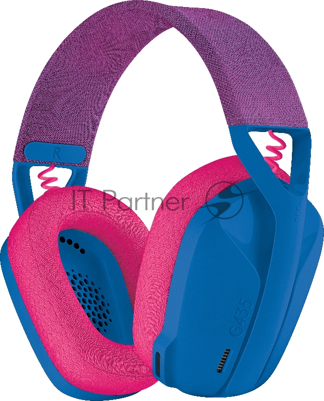 Гарнитура Logitech Headset G435 LIGHTSPEED Wireless Gaming BLUE - Retail