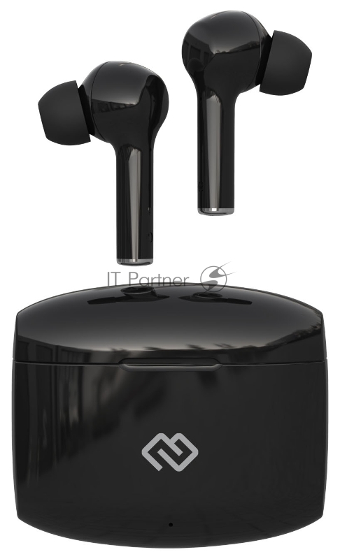 Гарнитура вкладыши Digma TWS-11 черный беспроводные bluetooth в ушной раковине (HPX-01)
