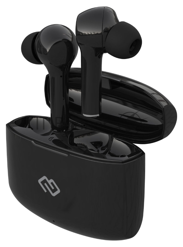 Гарнитура вкладыши Digma TWS-11 черный беспроводные bluetooth в ушной раковине (HPX-01)