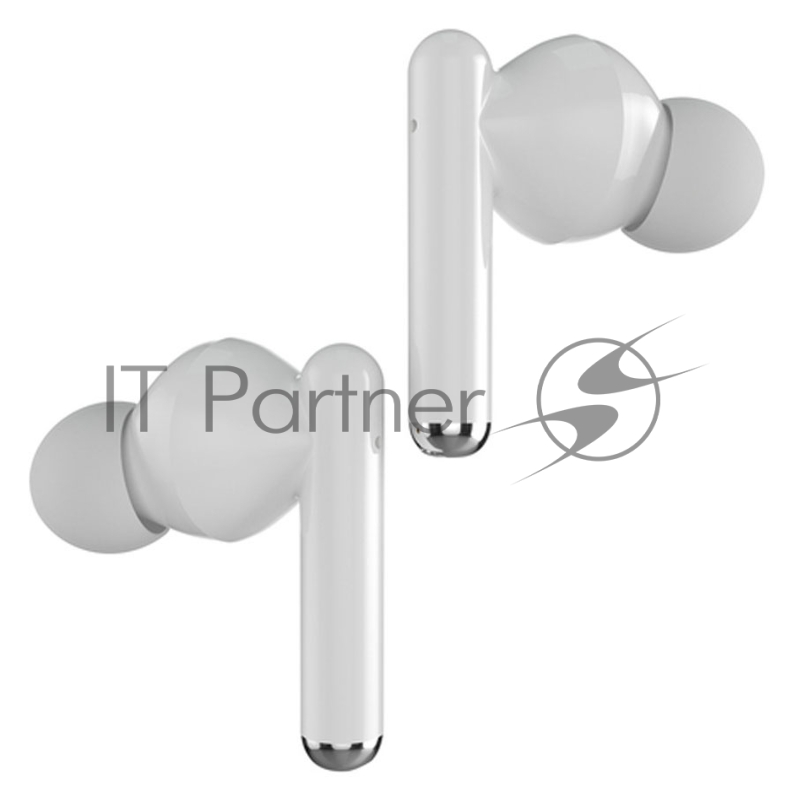 Гарнитура вкладыши Digma TWS-14 белый беспроводные bluetooth в ушной раковине (EW-50)