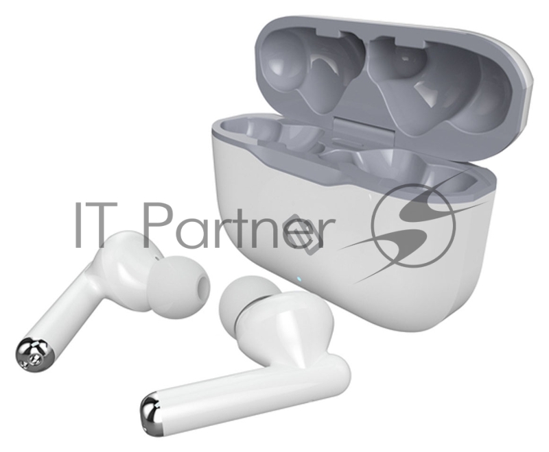 Гарнитура вкладыши Digma TWS-14 белый беспроводные bluetooth в ушной раковине (EW-50)