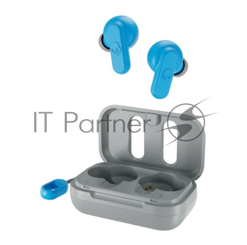 Наушники Skullcandy TWS беспроводные внутриканальные DIME TRUE WIRELESS IN-EAR, сине-серые