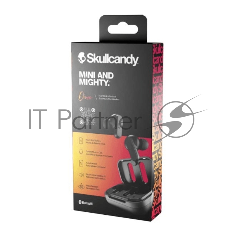 Наушники Skullcandy TWS беспроводные внутриканальные DIME TRUE WIRELESS IN-EAR, черные