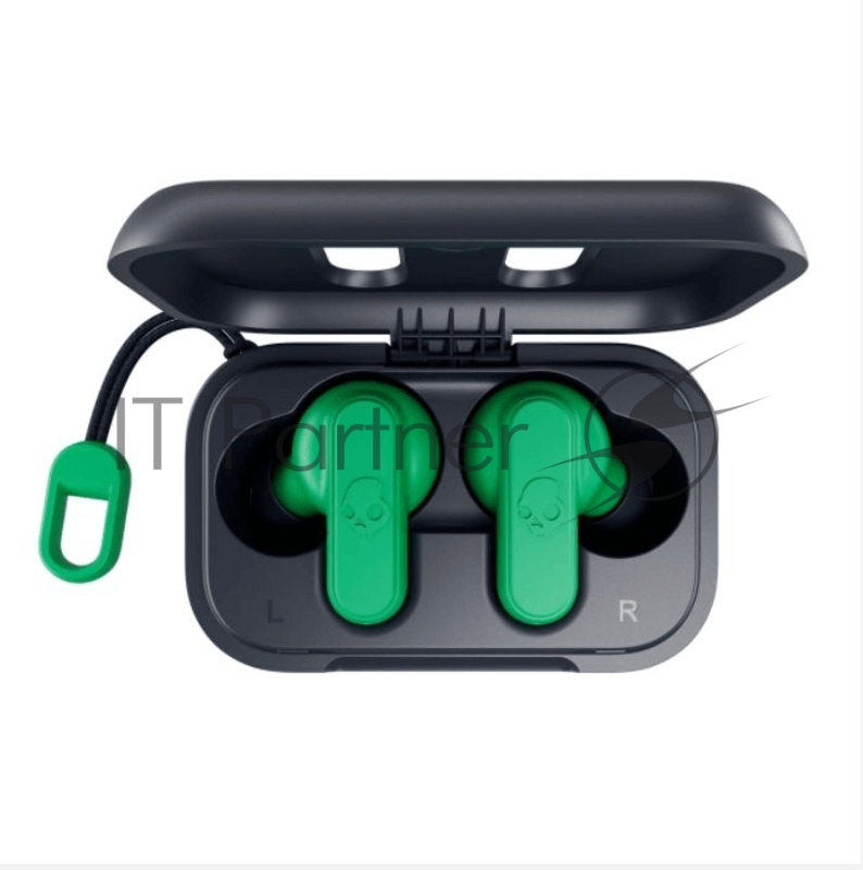 Наушники TWS беспроводные внутриканальные DIME TRUE WIRELESS IN-EAR, сине-зеленые