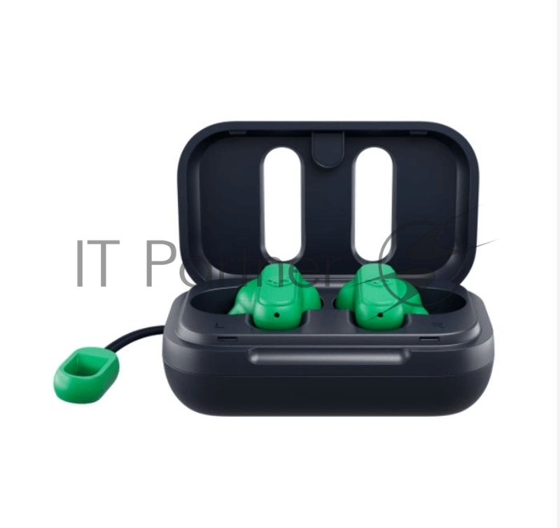 Наушники TWS беспроводные внутриканальные DIME TRUE WIRELESS IN-EAR, сине-зеленые