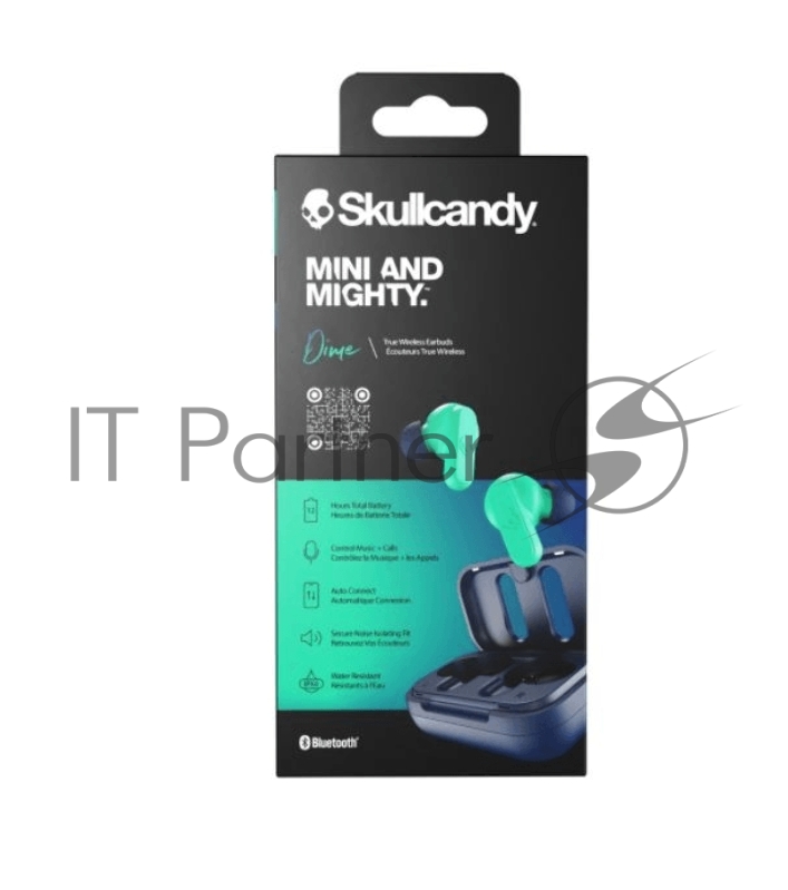 Наушники TWS беспроводные внутриканальные DIME TRUE WIRELESS IN-EAR, сине-зеленые