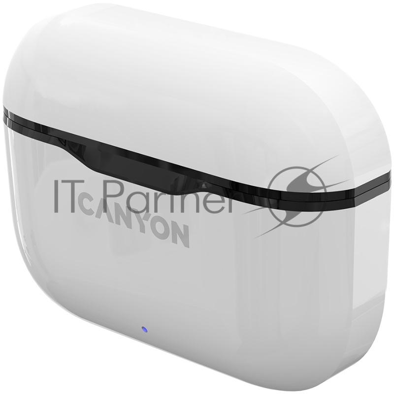 Наушники Canyon TWS-3 Bluetooth headset, with microphone, BT V5.0, Bluetrum AB5376A2, battery EarBud 40mAh*2+Charging Case 300mAh, cable length 0.3m, 62*22*46mm, 0.046kg, White