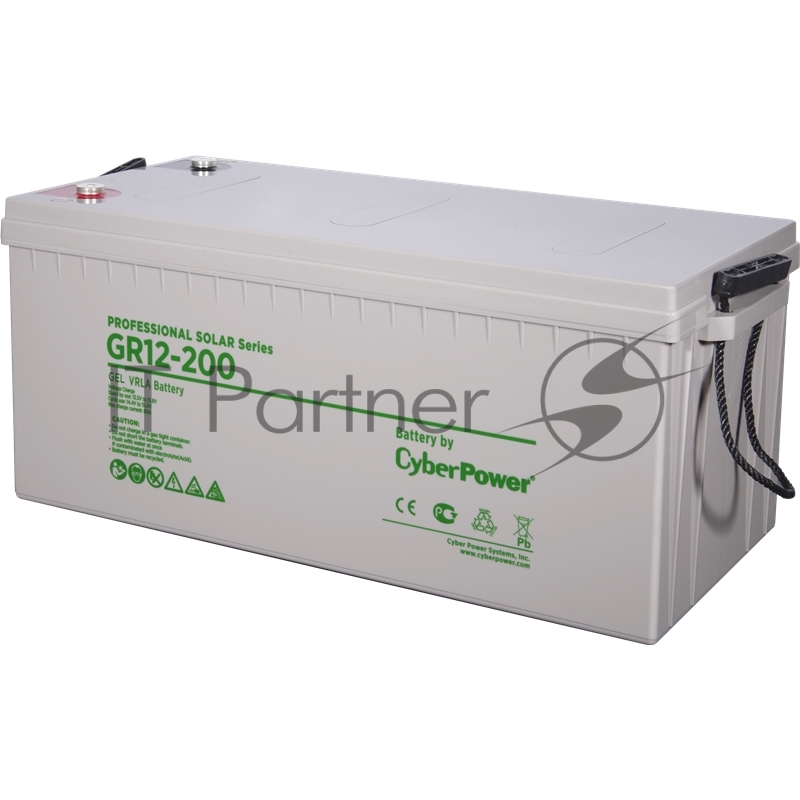 Батарея PS solar (gel) CyberPower GR 12-200 / 12 В 200 Ач Battery CyberPower Professional solar series (gel) GR 12-200 / 12V 200 Ah