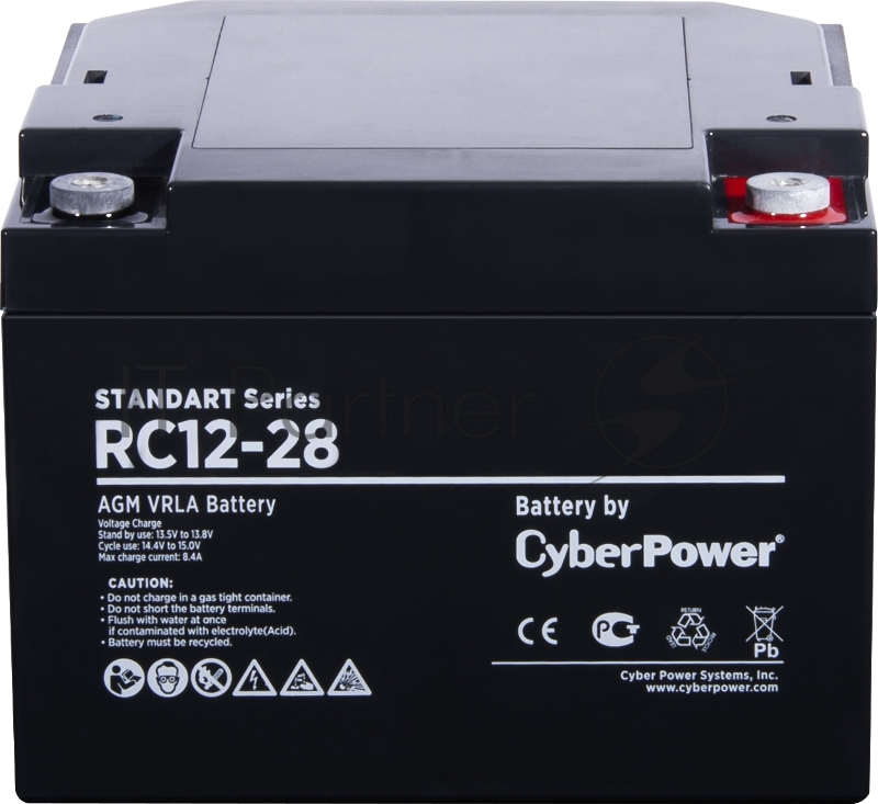 Батарея SS CyberPower RC 12-28 / 12 В 28 Ач Battery CyberPower Standart series RC 12-28 / 12V 28 Ah