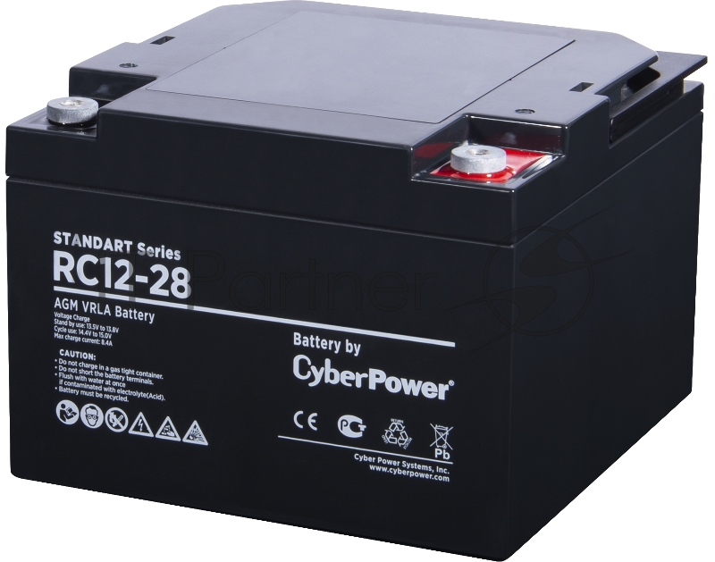Батарея SS CyberPower RC 12-28 / 12 В 28 Ач Battery CyberPower Standart series RC 12-28 / 12V 28 Ah