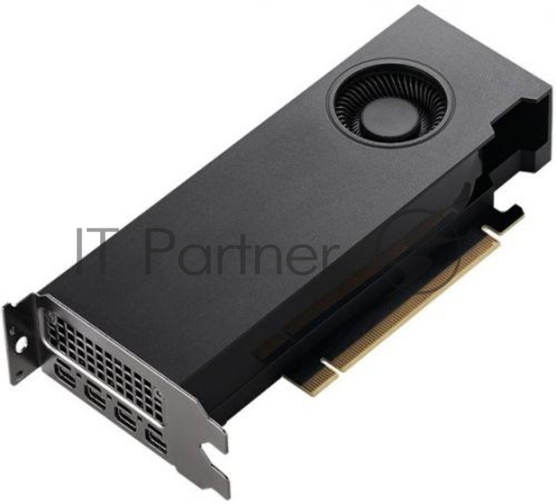 Видеокарта PNY GPU NVIDIA RTX A2000 12 GB GDDR6 with ECC 192-bit , CUDA 3328, mDP 1.4a x4, ( 1x LP bracket ) Bulk, card only