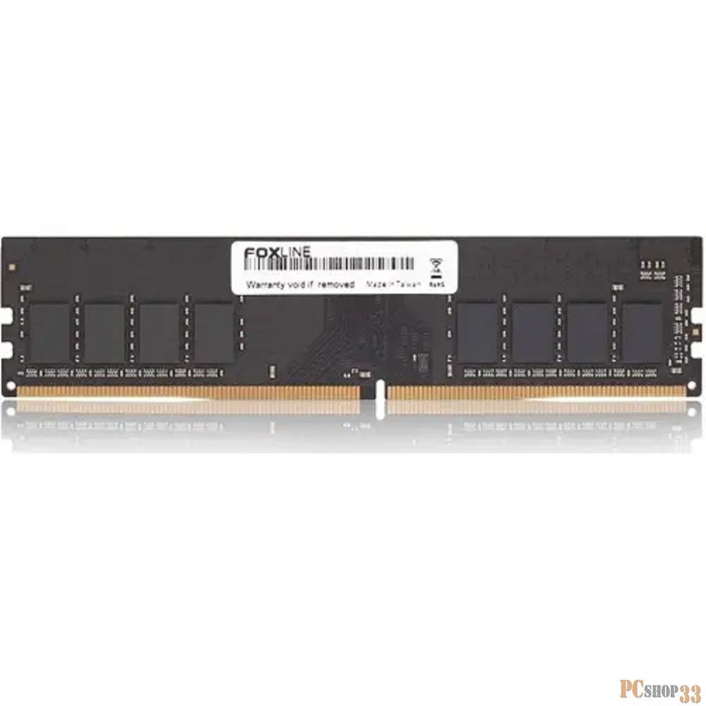 Модуль памяти Foxline DIMM 16GB 3200 DDR4 ECC CL22 (1Gb*8)