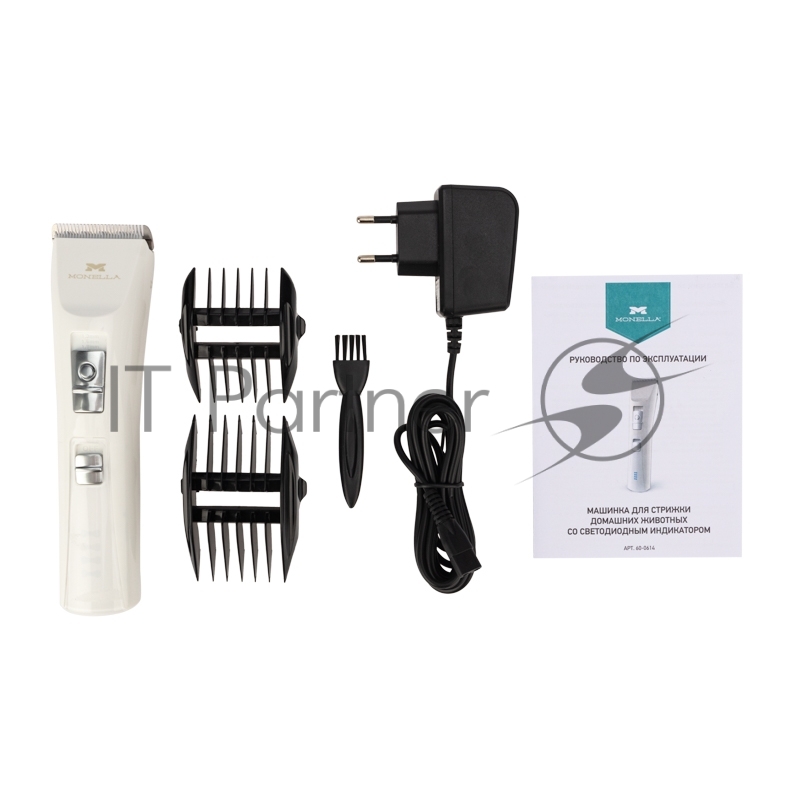 Машинка для стрижки домашних животных со светодиодным индикатором 3,7 В