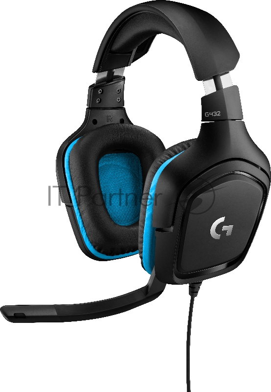 Гарнитура Logitech Headset G432 Wired Gaming Leatherette Retail