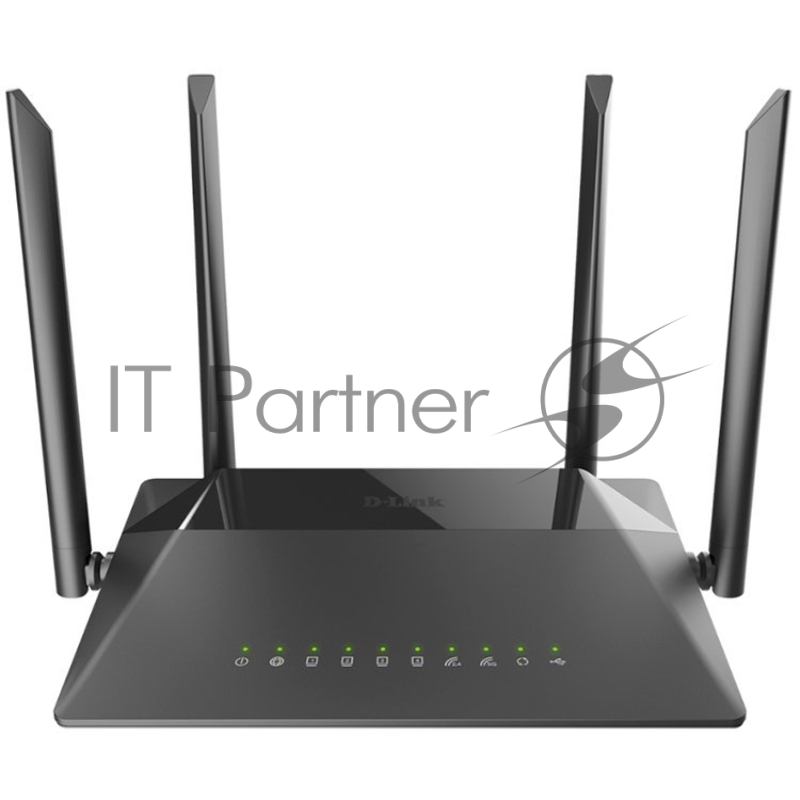 Маршрутизатор беспроводной D-Link DIR-841/RU/A1B, Wireless AC1200 Dual-Band Router with 1 10/100/1000Base-T WAN port and 4 10/100Base-TX LAN ports.802.11b/g/n compatible, 802.11AC up to 866Mbps,1 10/100/1000Base-T WAN port, 4