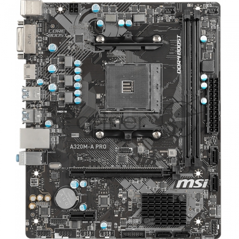 Материнская плата MSI A320M-A PRO AMD SAM4 MATX