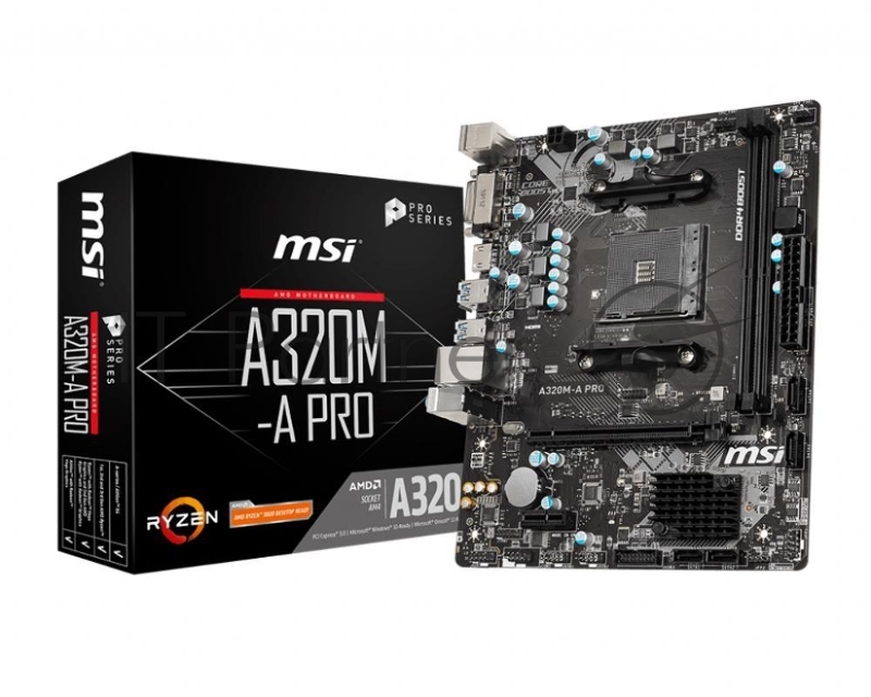 Материнская плата MSI A320M-A PRO AMD SAM4 MATX