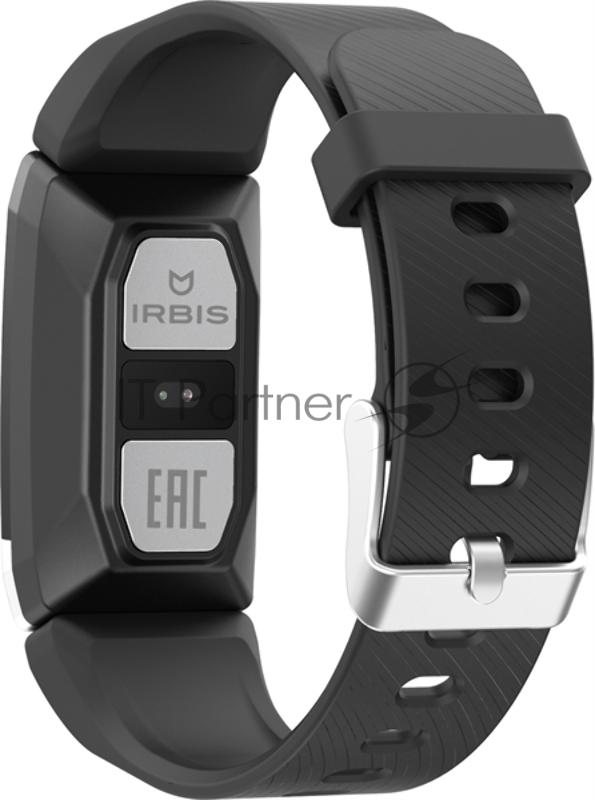 Смарт-браслет IRBIS Feel Band 1,14 (135*240), step, calories, body temp, heart rate, ECG, PPG, clock, blood pressure, 90mAh Black Band