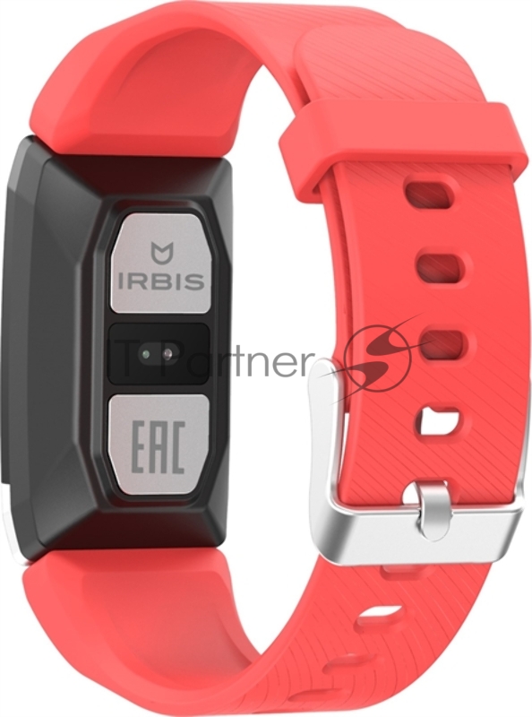 Смарт-браслет IRBIS Feel Band 1,14 (135*240), step, calories, body temp, heart rate, ECG, PPG, clock, blood pressure, 90mAh Red Band