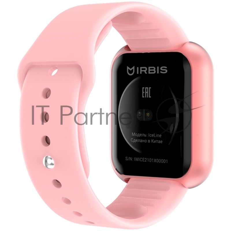 Смарт-часы IRBIS Iceline Rose HS6620C Display: 1.3inch TFT color screen Touch type: single point touch Battery: 150mAh Color Pink