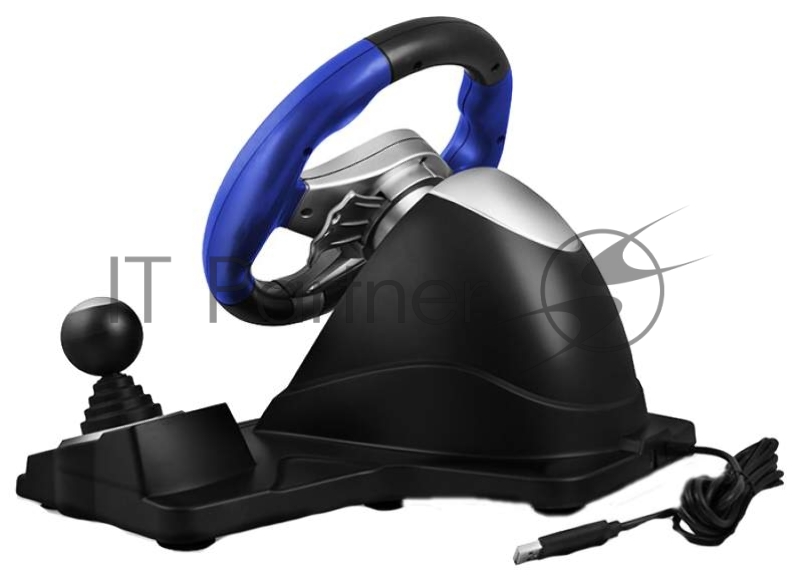 Sven GC-W600 Руль чёрный (виброотдача, педали, джойстик, 12 кн., USB)