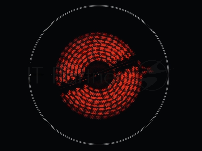 Электрическая стеклокерамическая варочная поверхность ZANUSSI, цвет: Черный, сенсорное управление, без рамки