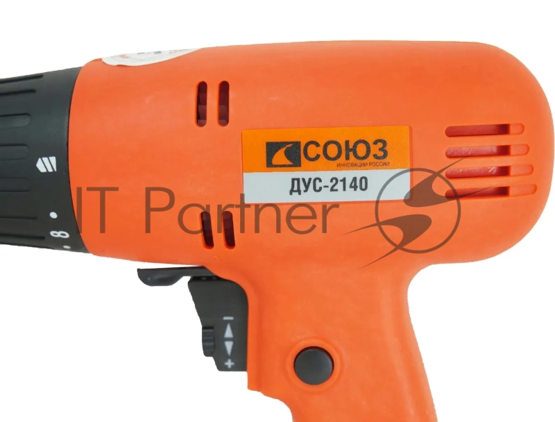 Дрель-шуруповерт СОЮЗ ДУС-2140, 400Вт, 0-800 об/мин, РЕГ ОБОРОТОВ