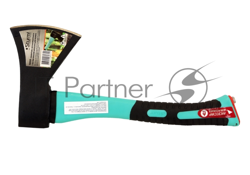 Топор Sturm! 1015-13-FB0800 800гр.,обрезин.фибер.рукоятка, с ЗАЖИГАЛКОЙ, Кулибин,pat