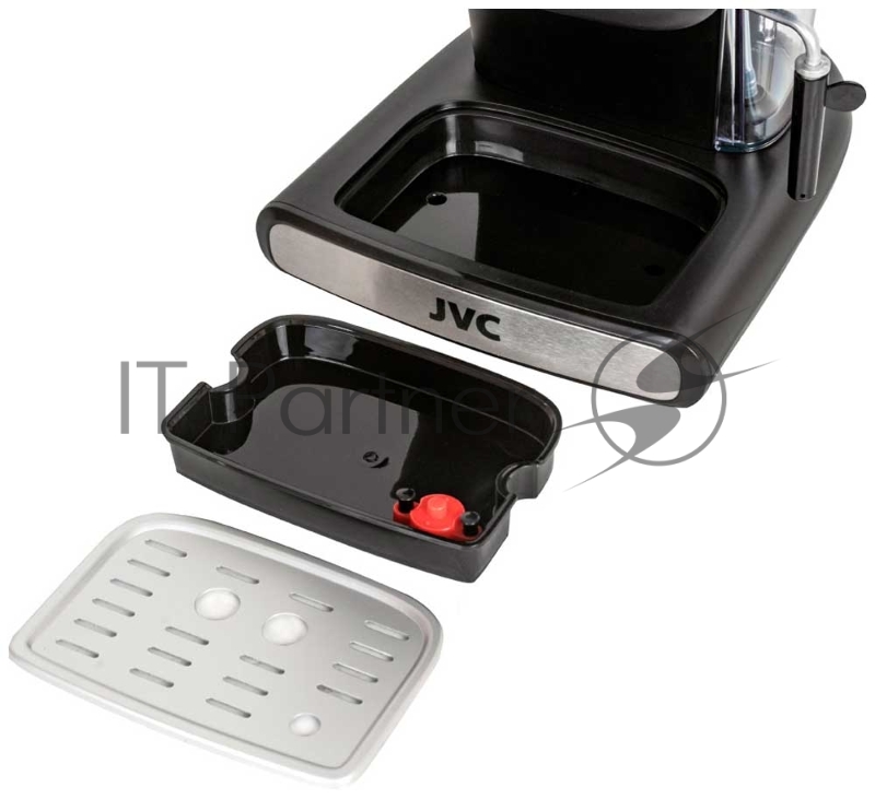 Кофеварка рожкового типа, максимальная мощность 850 Вт, давление помпы 15 бар, съемный контейнер для воды 1,2 литра, одновременное приготовление 2-х чашек кофе, съемный отсек для капель, индикатор заполнения отсека для капель, функция капучинатора, р