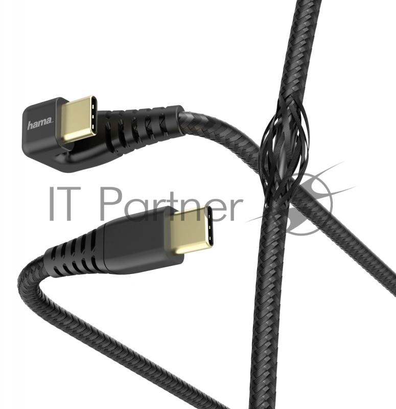 Кабель Hama Gamer 187223 USB Type-C (m) USB Type-C (m) 1.5м черный