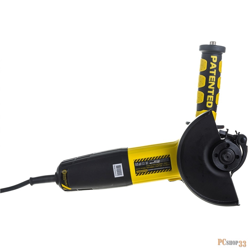 Машина углошлифовальная HAG13125TE 125 мм, 1350Вт, 4000-10000, к.эл.,черт mod T, Hanskonner