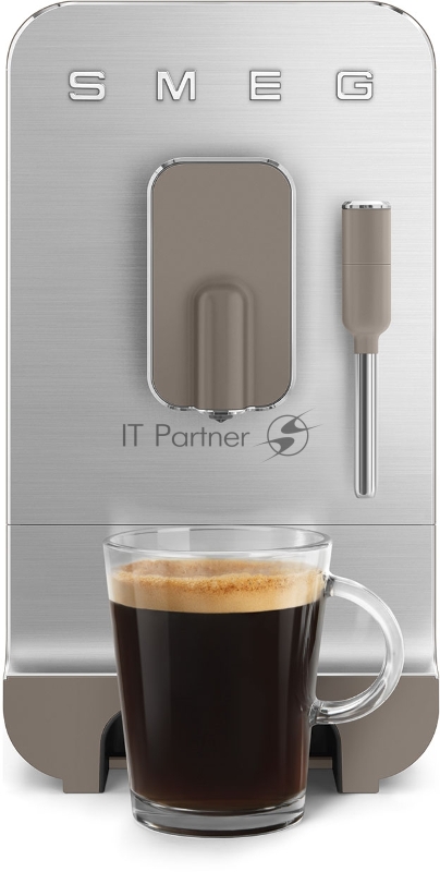 Автоматическая кофемашина SMEG, матовый серо-коричневый (Taupe)