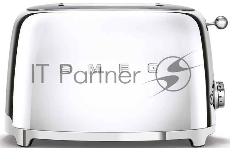 Тостеры SMEG Стиль 50-х г.г, 2 ломтика, корпус из нержавеющей стали, 6 уровней поджаривания, хром