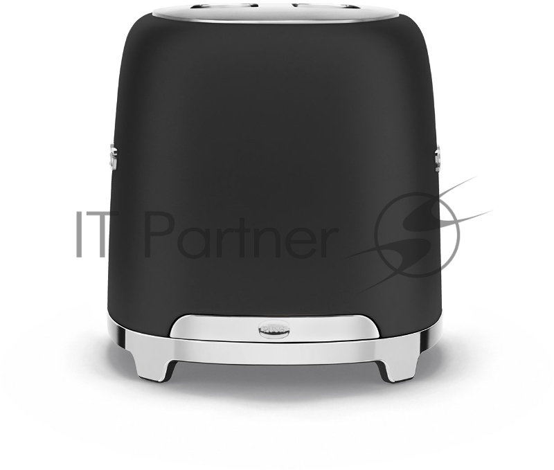 Тостер SMEG Стиль 50-х г.г, 2 ломтика, корпус из нержавеющей стали, 6 уровней поджаривания, черный матовый