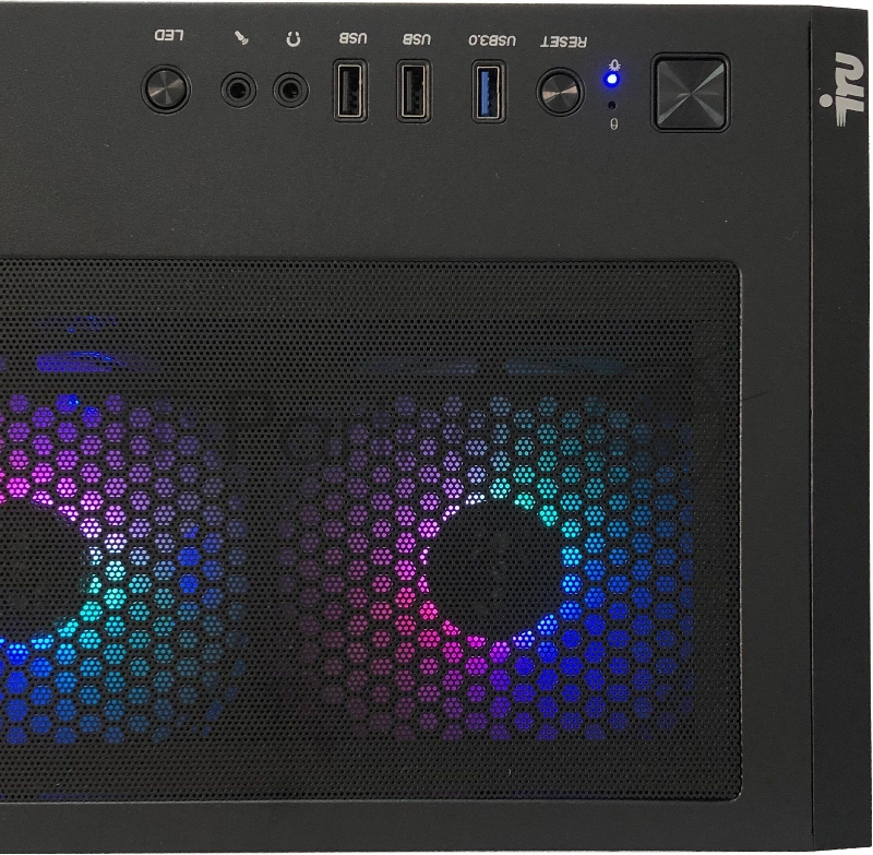 Компьютер IRU Game 710Z5GP TWR i7 10700F (2.9) 16Gb 1Tb SSD250Gb RTX3070 8Gb Free DOS GbitEth 650W черный