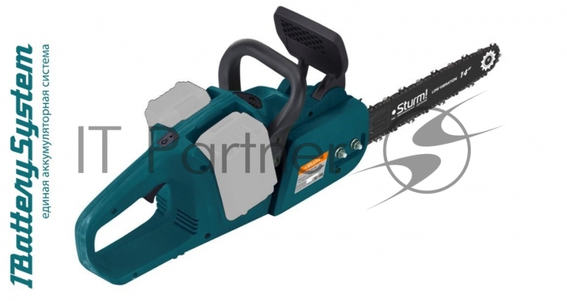 Аккумуляторная цепная пила б/щ Sturm!, 2x18 В,1BatterySystem,шина 35 см, без ЗУ и АКБ CSC3614BL