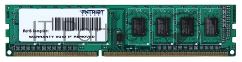 Модуль памяти Patriot DIMM DDR3 4GB (PC3-12800) 1600MHz PSD34G16002