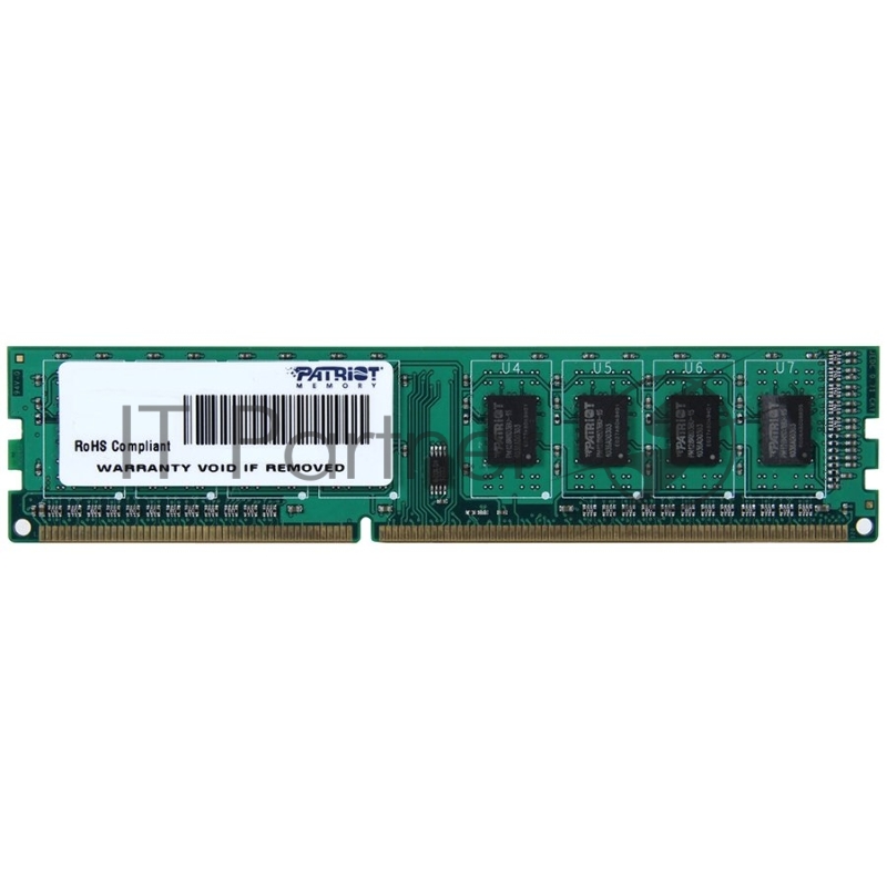 Модуль памяти Patriot DIMM DDR3 4GB (PC3-12800) 1600MHz PSD34G160081