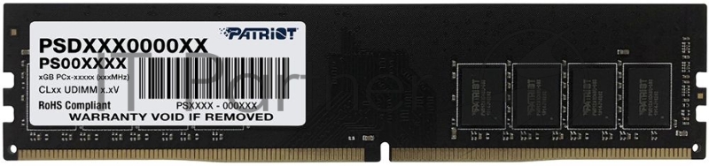 Модуль памяти Patriot SL 16GB 2666MHz UDIMM
