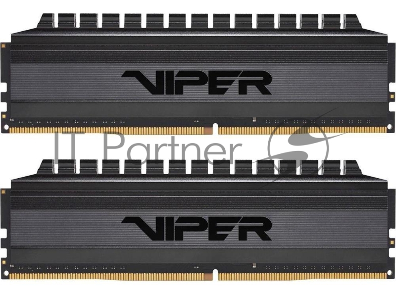 Модуль памяти DDR 4 DIMM 32Gb (16GBx2) PC28800, 3600Mhz, PATRIOT BLACKOUT Kit (PVB432G360C8K) (retail)