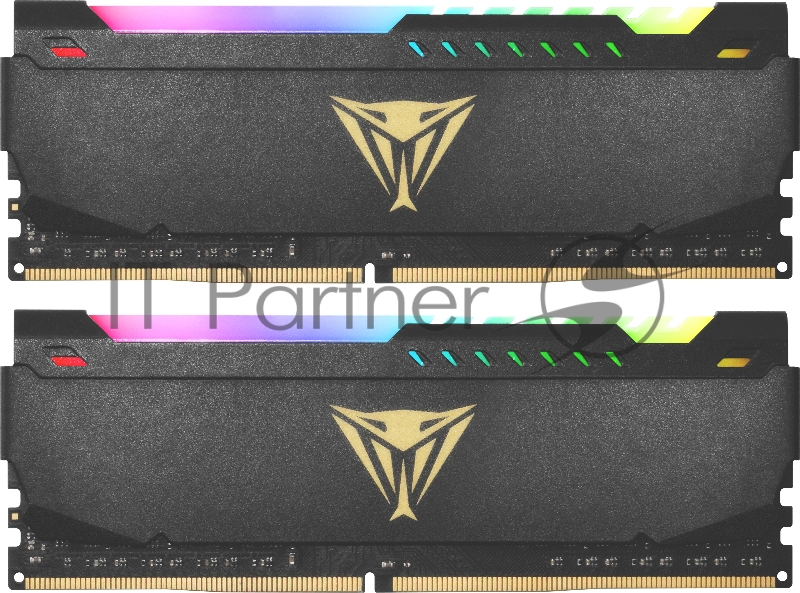 Оперативная память DDR 4 DIMM 32Gb (16Gbx2) PC28800, 3600Mhz, CL20, PATRIOT Viper Steel RGB Kit (PVSR432G360C0K) (retail)