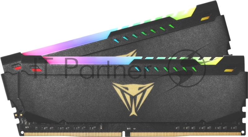 Оперативная память DDR 4 DIMM 32Gb (16Gbx2) PC28800, 3600Mhz, CL20, PATRIOT Viper Steel RGB Kit (PVSR432G360C0K) (retail)