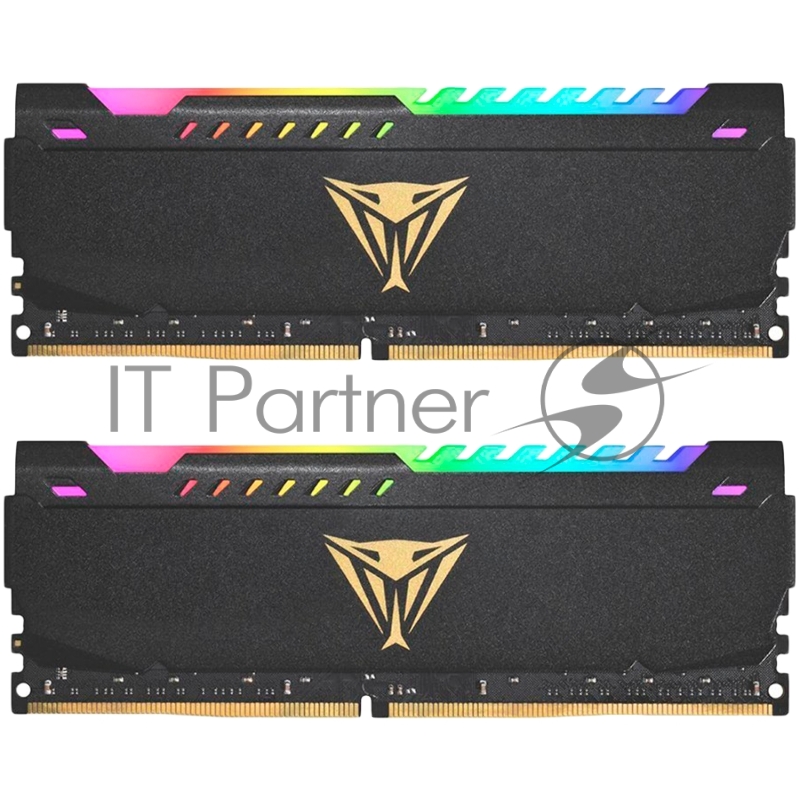Оперативная память DDR 4 DIMM 32Gb (16Gbx2) PC28800, 3600Mhz, CL20, PATRIOT Viper Steel RGB Kit (PVSR432G360C0K) (retail)
