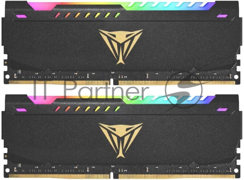 Оперативная память DDR 4 DIMM 32Gb (16Gbx2) PC28800, 3600Mhz, CL20, PATRIOT Viper Steel RGB Kit (PVSR432G360C0K) (retail)