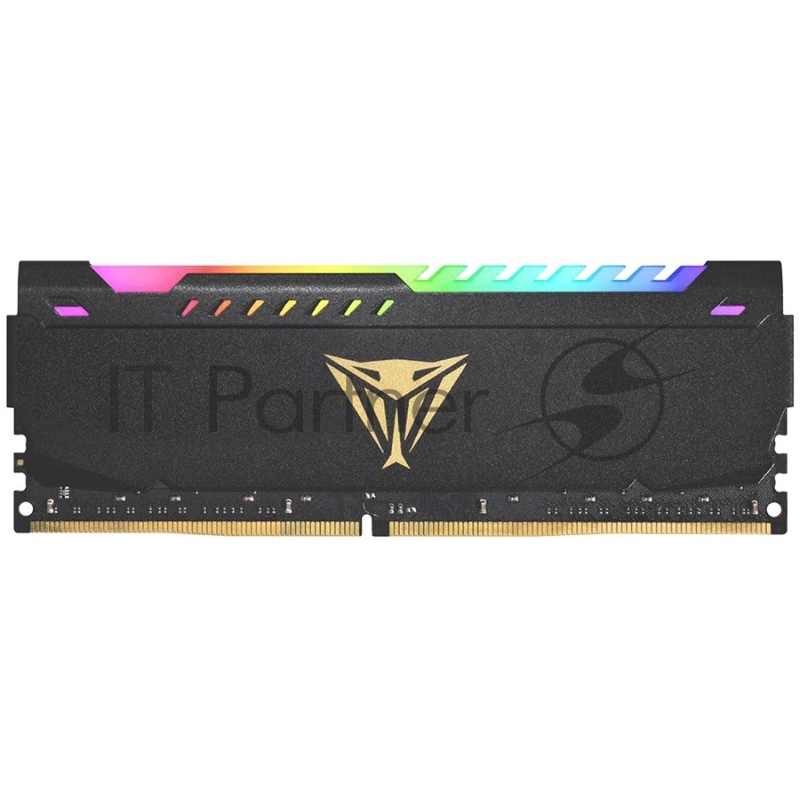 Оперативная память DDR 4 DIMM 16Gb (8Gbx2) PC25600, 3200Mhz, CL18, PATRIOT Viper Steel RGB (PVSR416G320C8K) (retail)