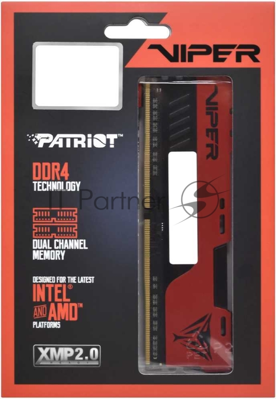 Оперативная память 32Gb DDR4 3200MHz Patriot Viper Elite II (PVE2432G320C8K) (2x16Gb KIT) CL18